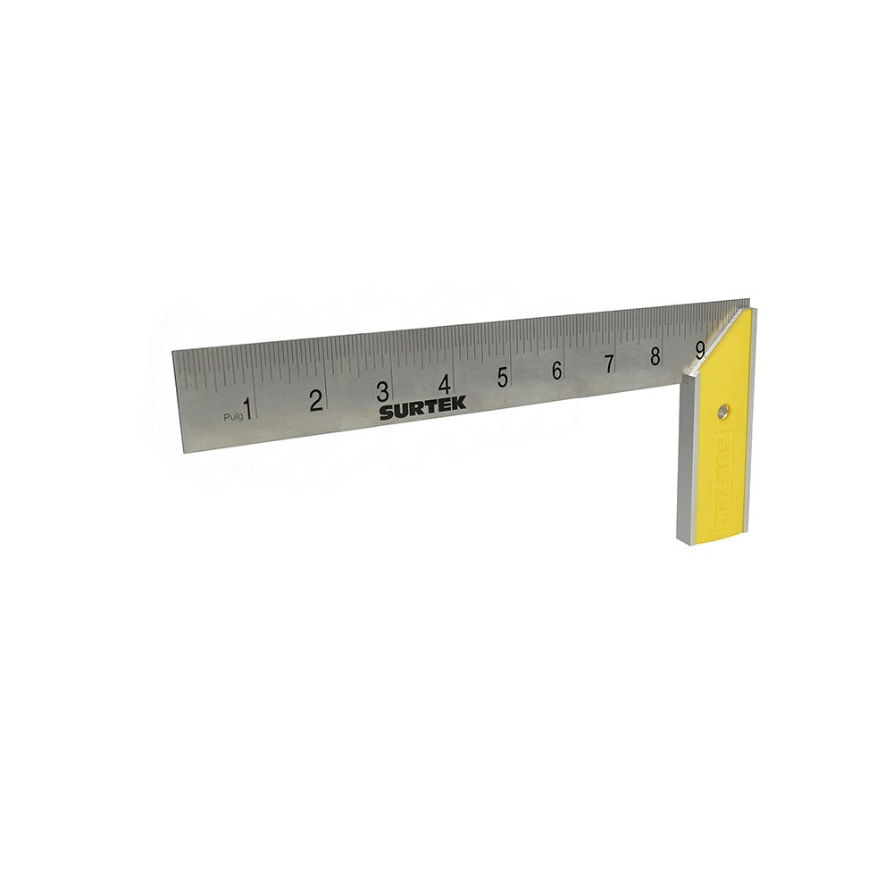 ESCUADRA 10" MANGO PLÁSTICO SURTEK 122262