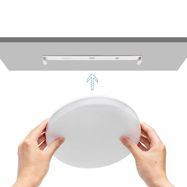 LÁMPARA TIPO PANEL SOBREPONER LED A PRUEBA DE HUMEDAD 24W 1700LM 30K LUZ CÁLIDA FAT PARA EXTERIOR AIGOSTAR 681438