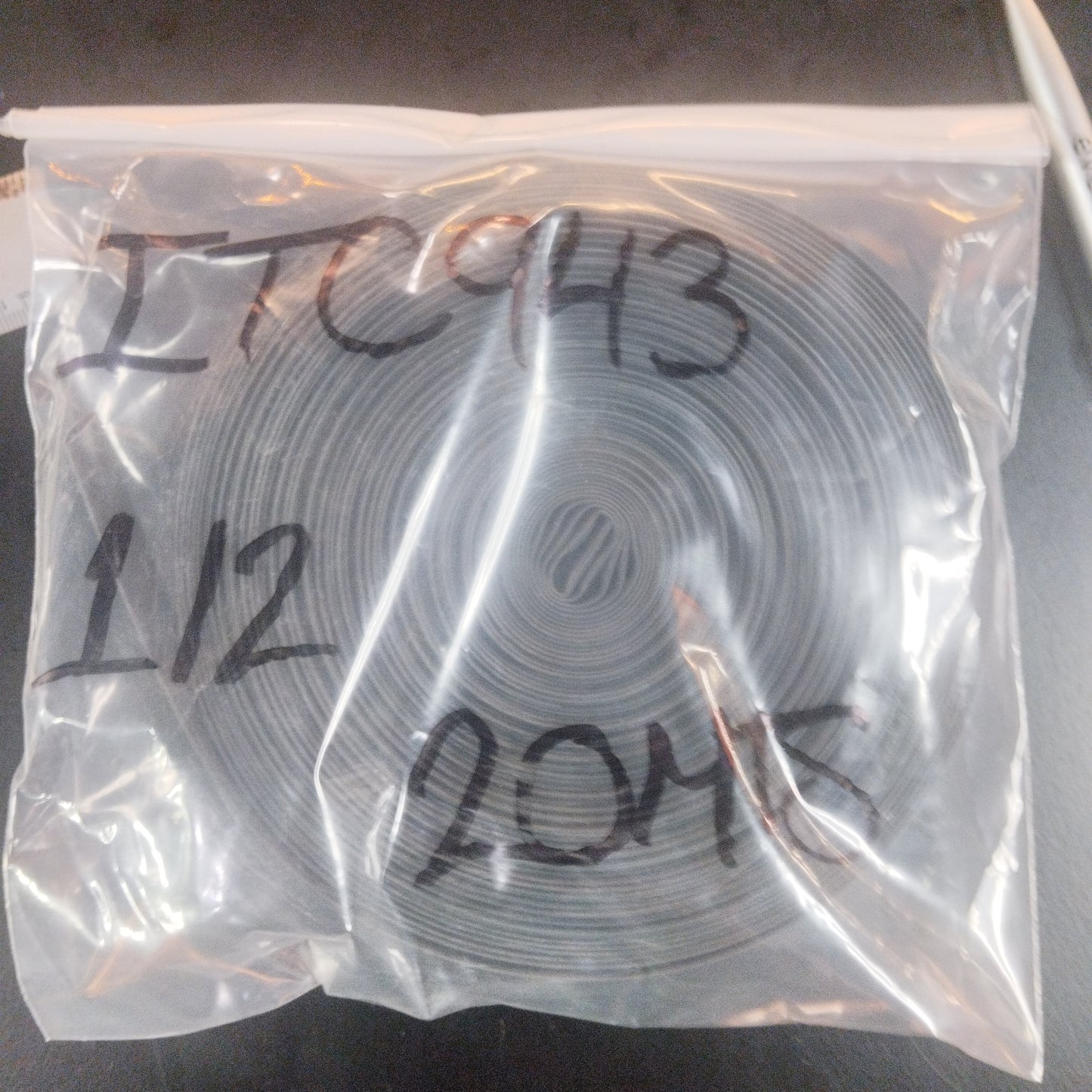 Tubo termocontractil 1/2" Negro (ITC943) MTS.