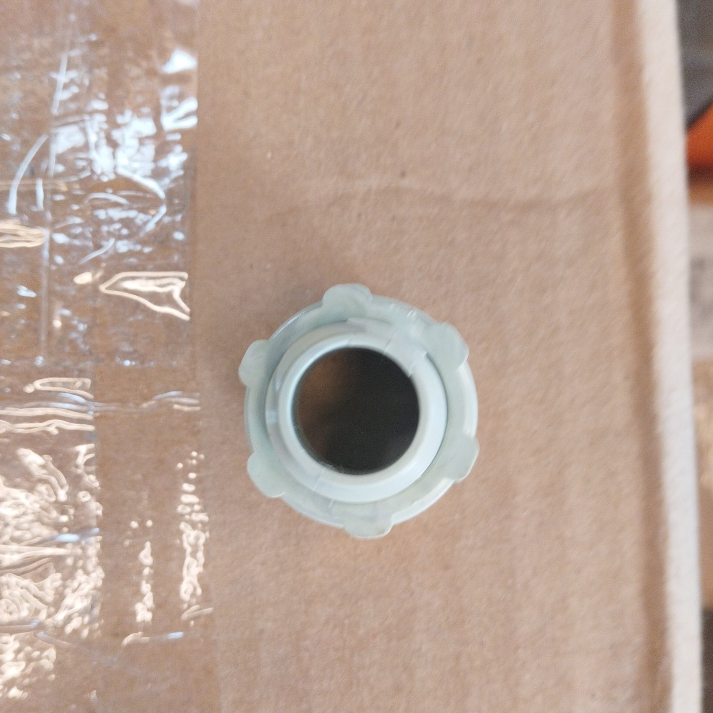 Adaptador macho con tuerca verde PVC conduit 1/2" tipo pesado