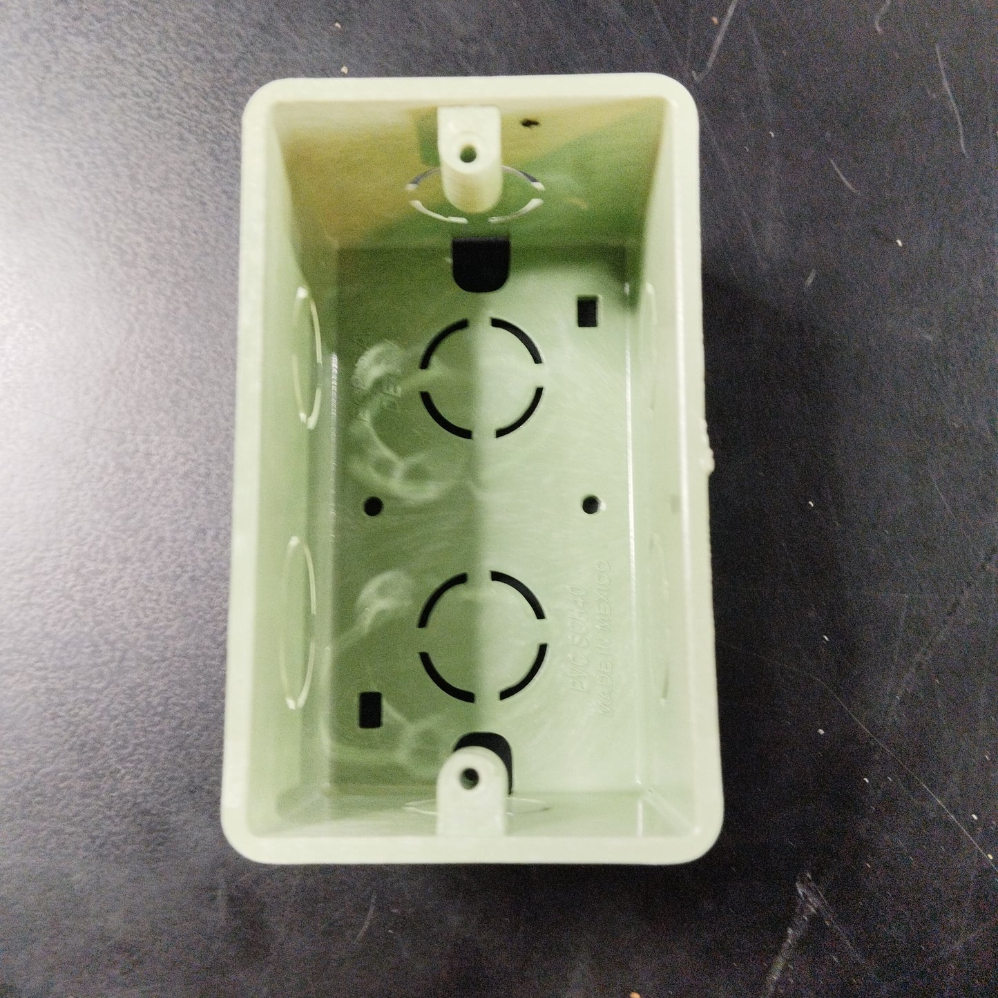 Chalupa verde PVC conduit tipo pesado 2"x4"