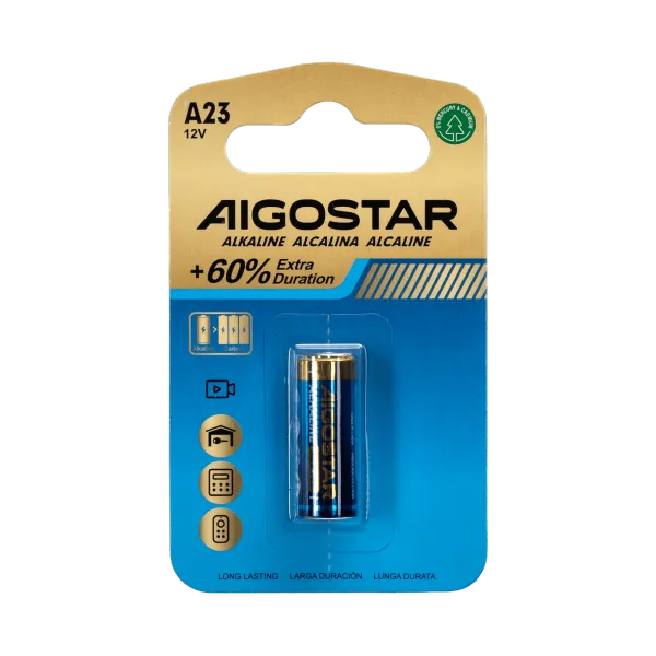 BATERÍA ALCALINA PILA 23A 12V 50MAH 560085 AIGOSTAR