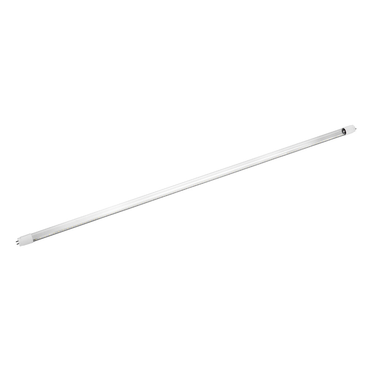 LÁMPARA LED TUBO T8 LUZ FRÍA CRSITAL TRANSPARENTE 18W 100-277V 1600LM 65K 18T8LED120MV65CT