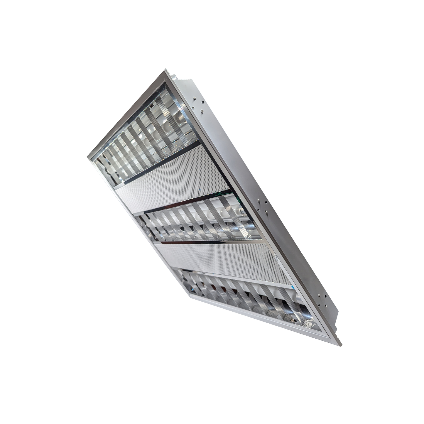 GABINETE LED EMPOTRADO LUZ BLANCO FRIO 3X10W 100-265V 2400LM 65K G13 60X60 PHILCO 51376