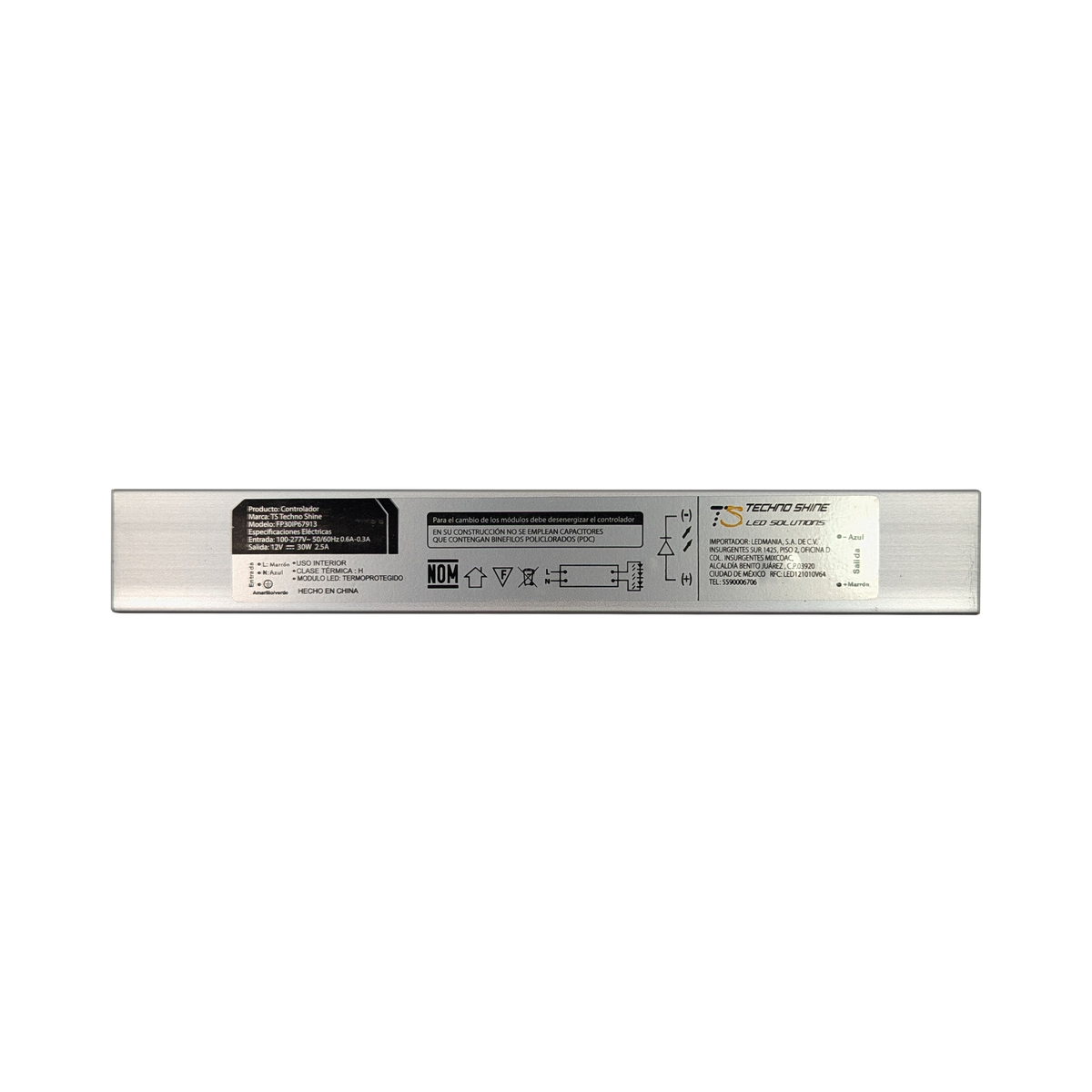 Fuente De Poder Driver Balastra Led Chip Modulo IP65 30W 100-240V
