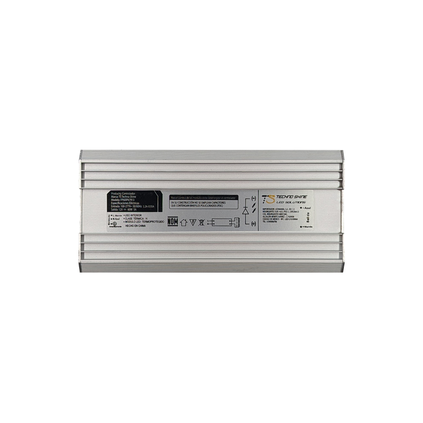 Fuente De Poder Driver Balastra LED Chip Modulo IP65 60W 90-265V