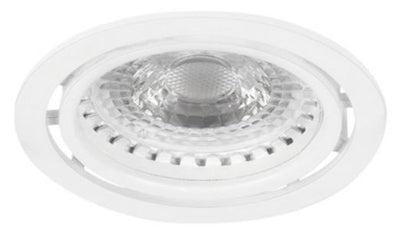 LUMINARIO EMPOTRADO LITAS LED 6W 30K LUZ CALIDA 127V ~ BLANCO 6YDLED1070V27B