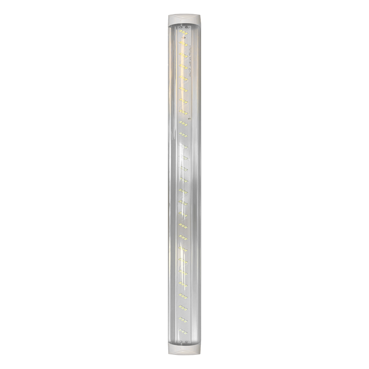 REGLETA 1.20MTS TRANSPARENTE 36W TRIPLE TIRA DE LED 127V T8 LUMICRAFT TBAL36W