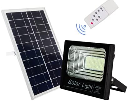 REFLECTOR SOLAR DRAGON LED 200W CON CONTROL BLANCO PURO