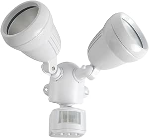 LUMINARIA DOBLE SPOT C/SENSOR DE MOVIMIENTO