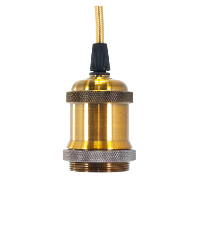 SOCKET COLGANTE DE 1 M ( BRONCE ) MAX 100W