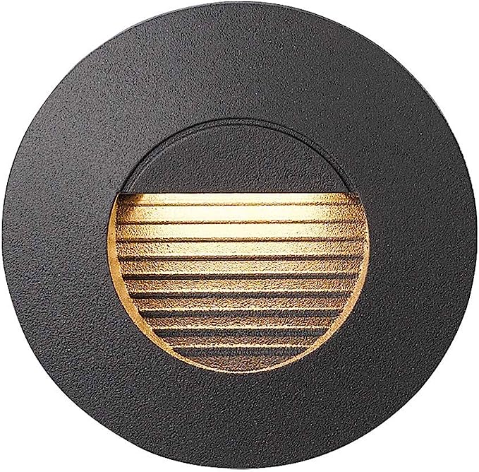 LUMINARIA LED CAELI REDONDA NEGRO 3W 100-240V 180lm 30K