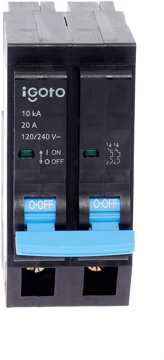 INTERRUPTOR TERMOMAGNETICO 2 POLOS 20 A