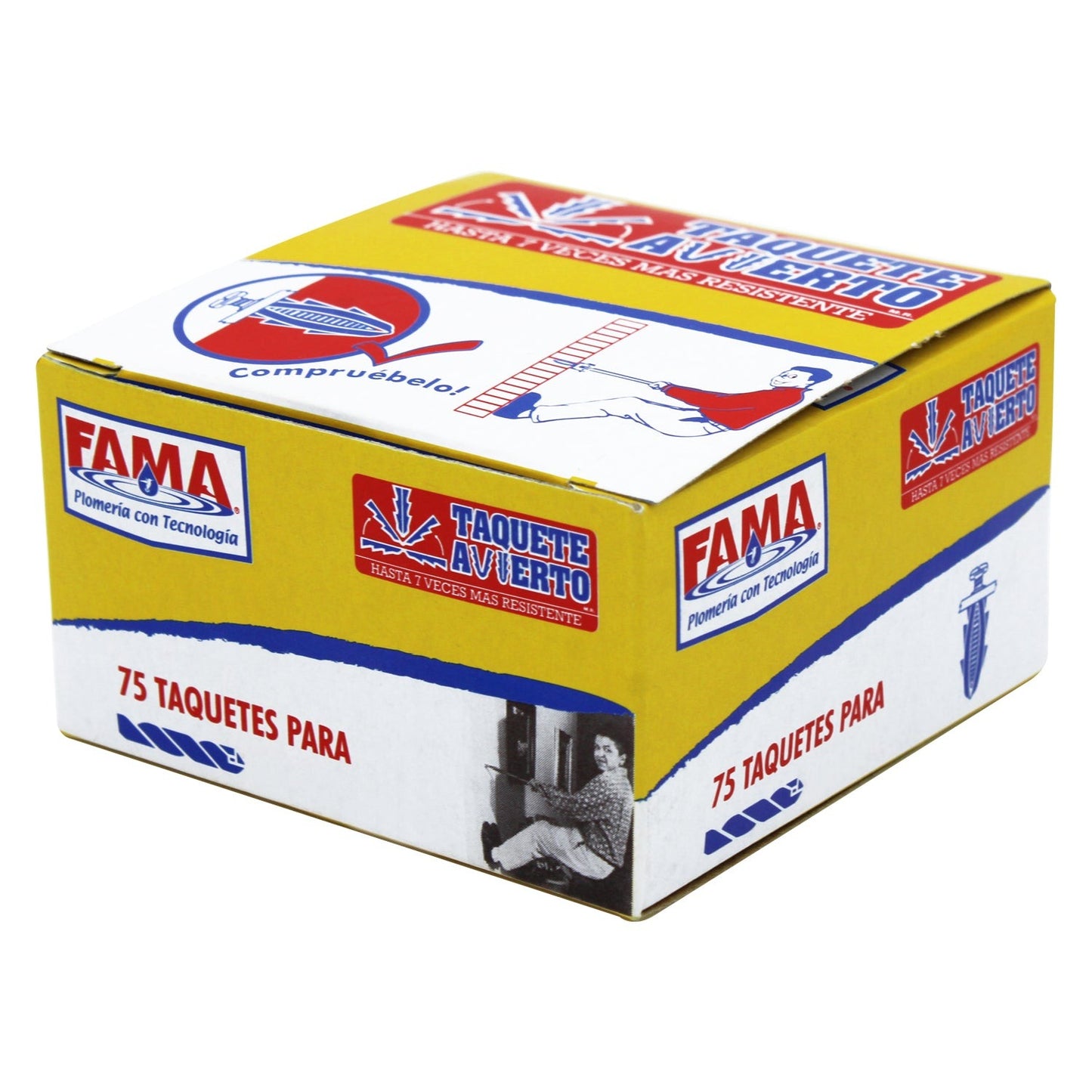 CAJA 75 TAQUETES 5/16 ABIERTO FAMA 9492