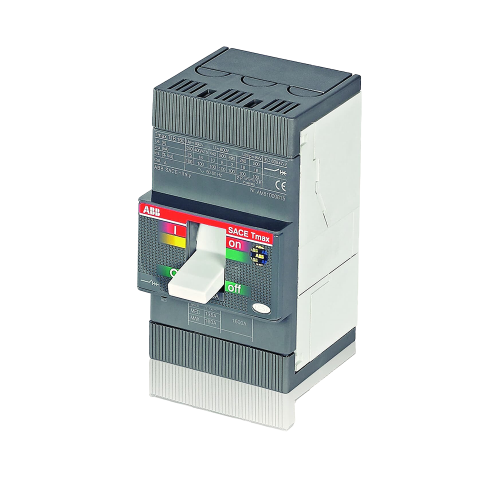 PASTILLA INTERRUPTOR TERMOMAGNÉTICA 3 POLOS 160A ABB T1B160