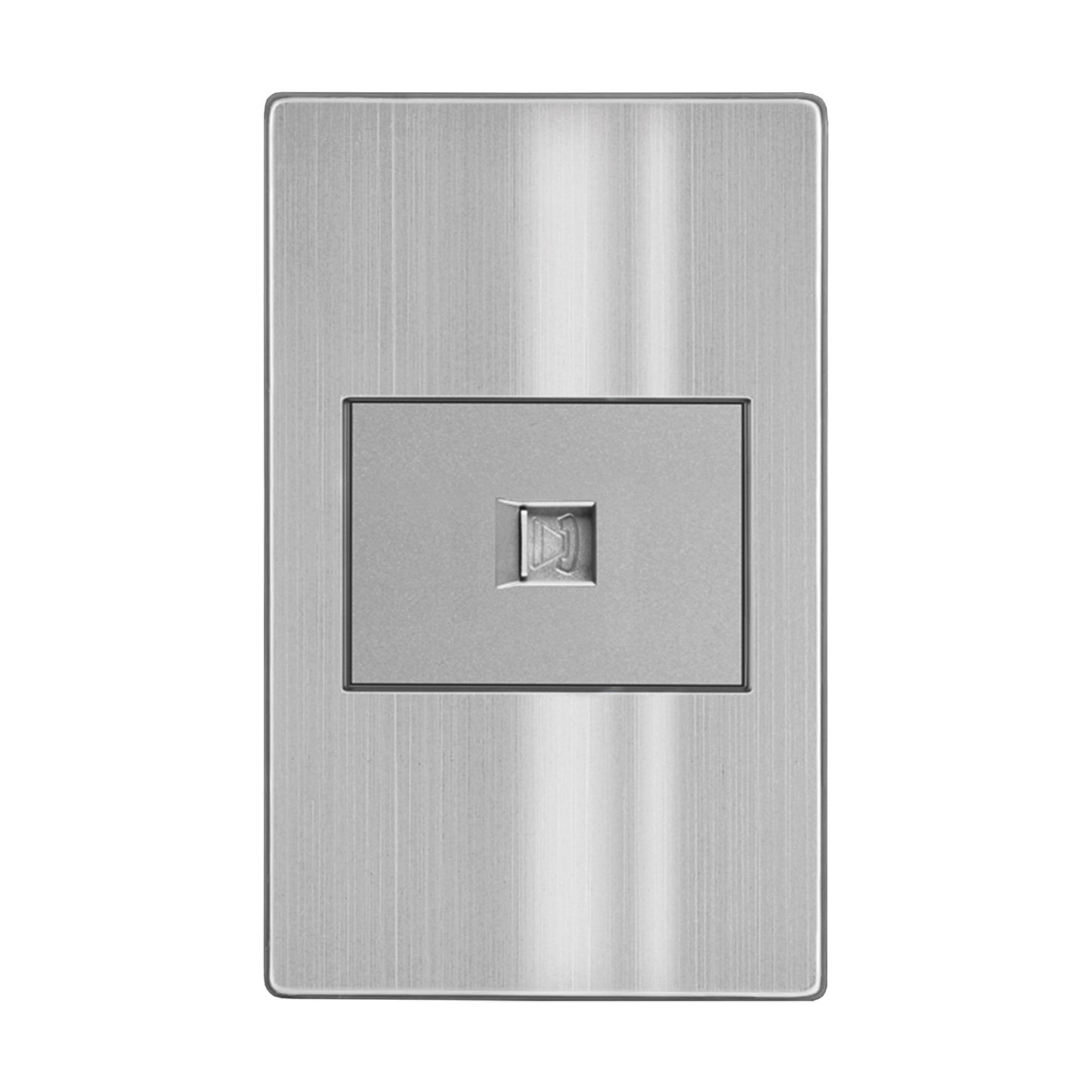 PLACA CONTACTO TELEFONO ACERO INOX