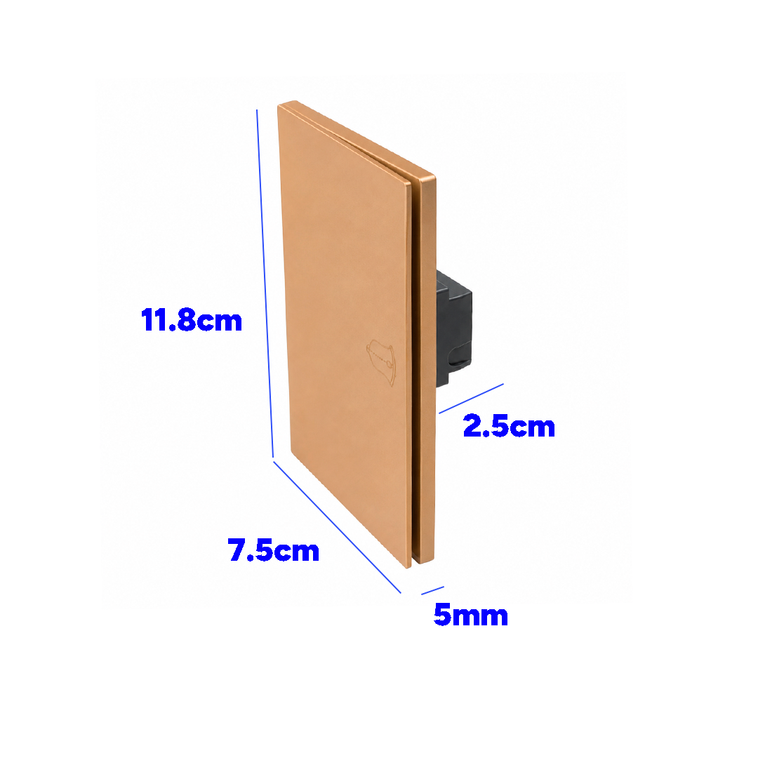 TIMBRE TACTO SUAVE SIN BORDES DORADO LUXURY ARTLITE APL-513