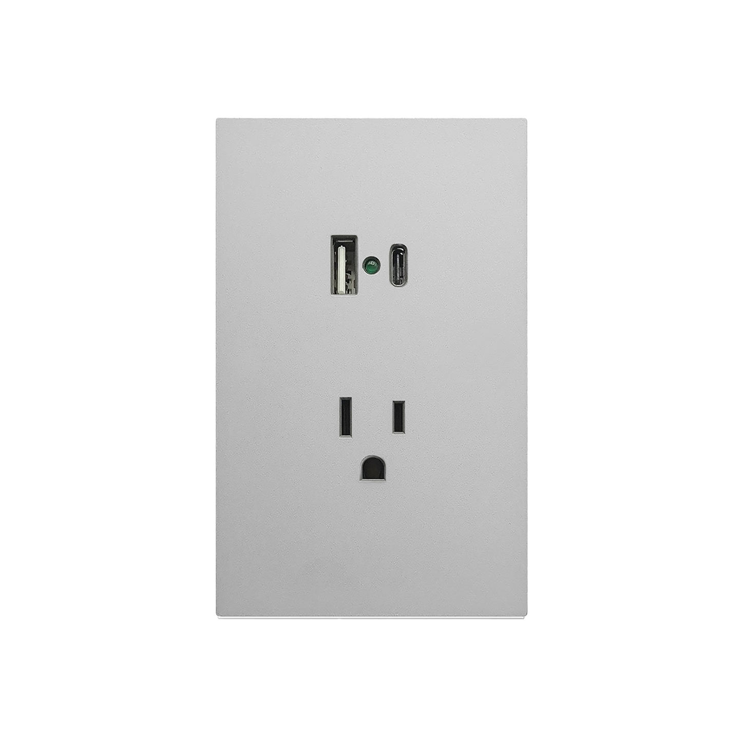 PLACA CONTACTO + USB A + USB C BLANCO LUXURY ARTLITE APL-707