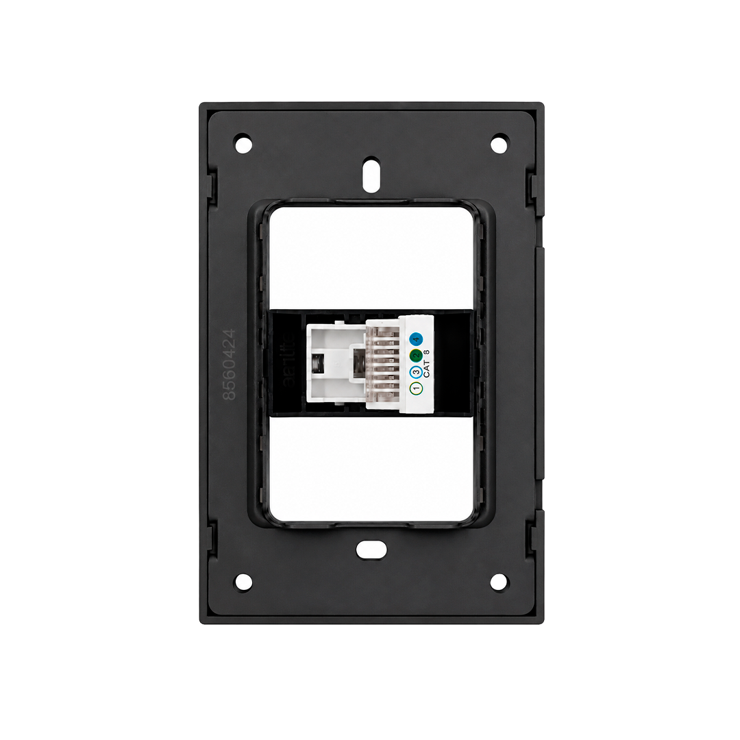 PLACA CONTACTO RED RJ45 CAT5 NEGRO LUXURY ARTLITE APL-609