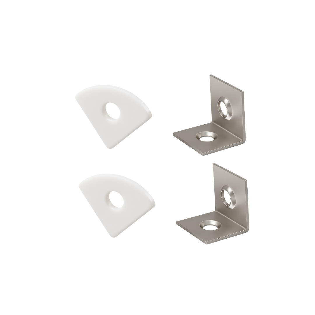 KIT DE INSTALACIÓN PERFIL DE ALUMINIO TRIANGULAR WPE-003