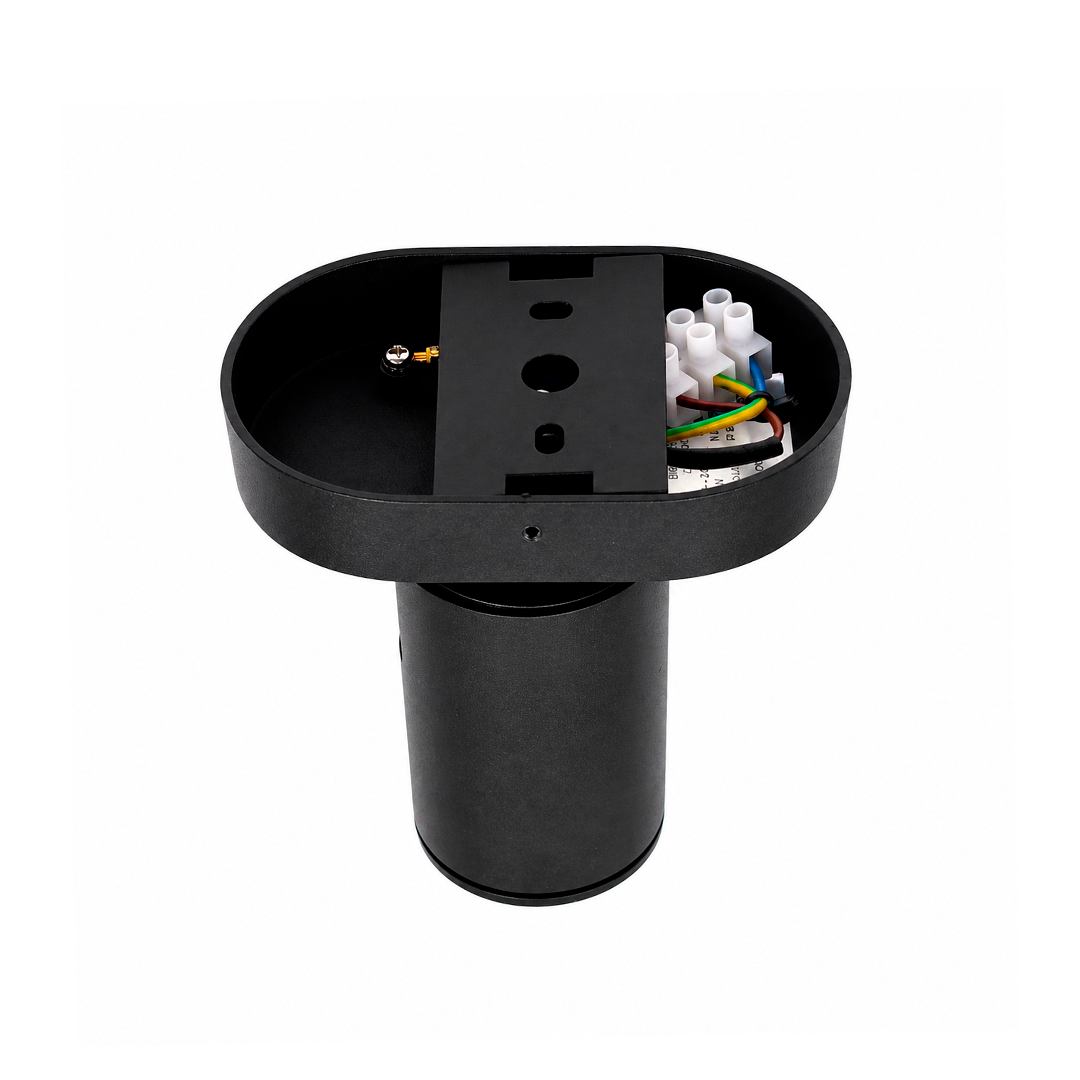 SPOT SOBREPONER DIRIGIBLE NEGRO GU10 BOOMER DS6101-Z