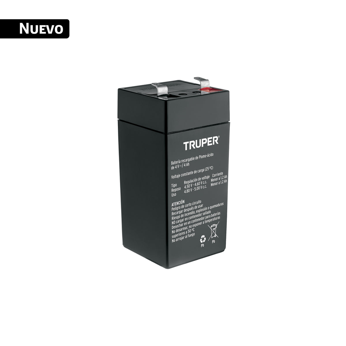 Batería recargable para básculas 4V / 4Ah TRUPER — foto oficial 1