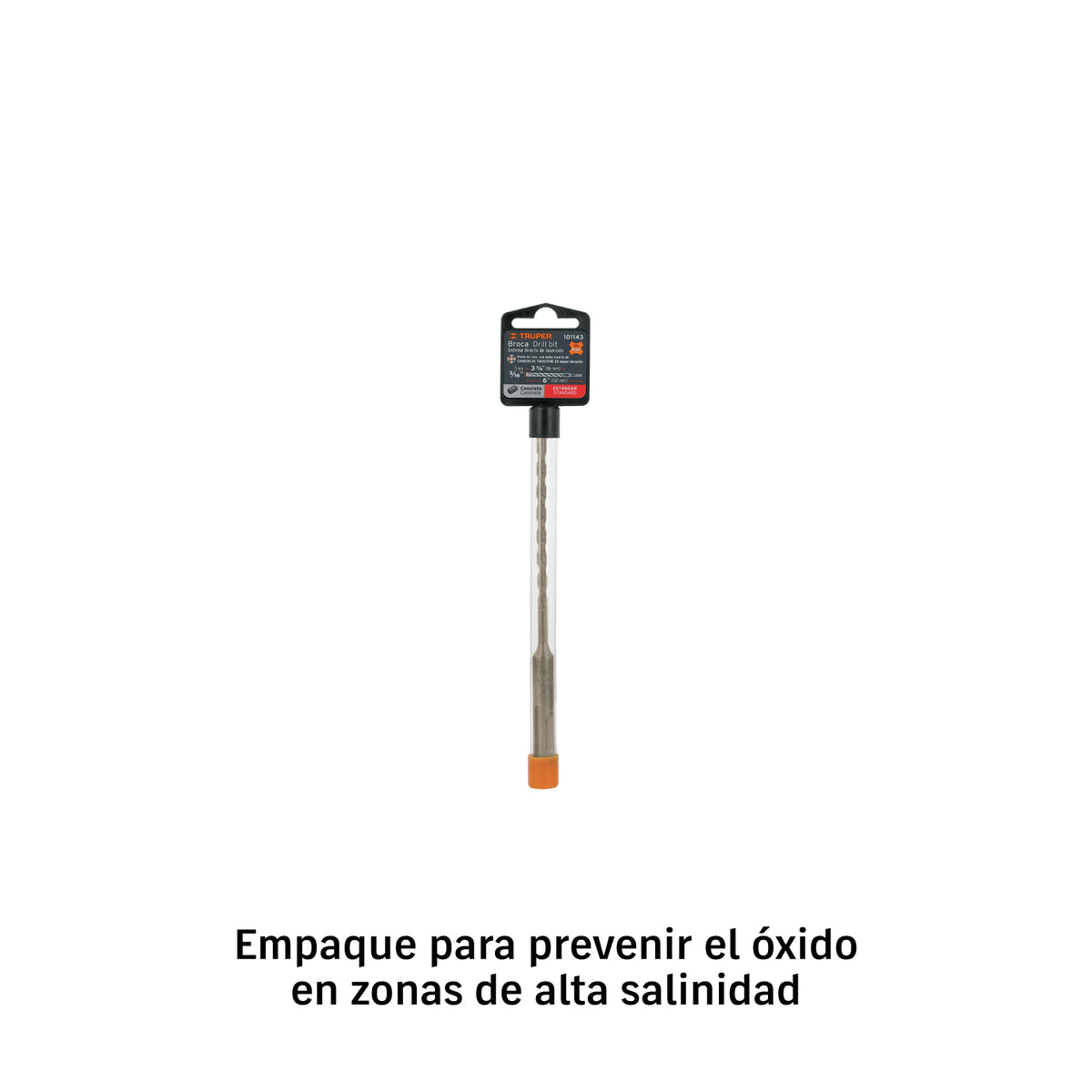Broca SDS Plus 3/16 x 6', TRUPER — foto oficial 2