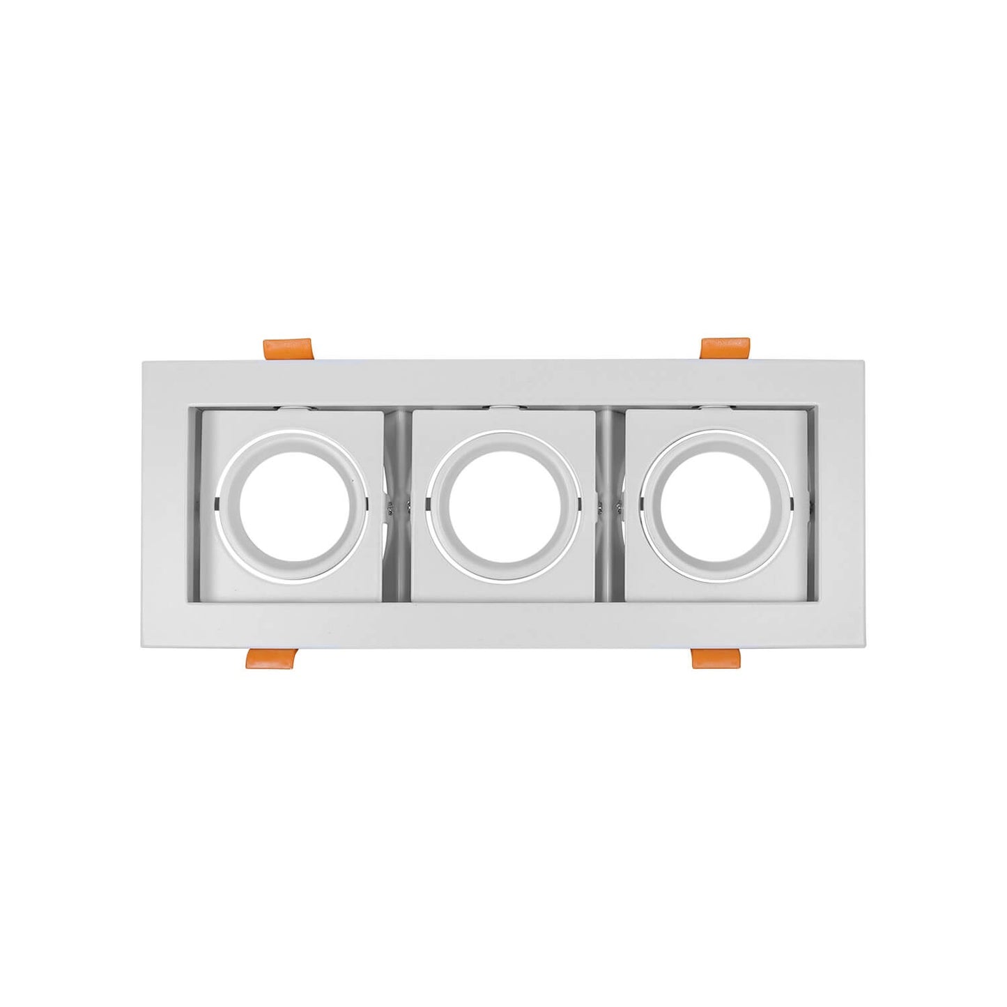 SPOT EMPOTRADO CUADRADO TRIPLE BLANCO GU10 GU5.3 TECNOLED BA-CDLS-231TB