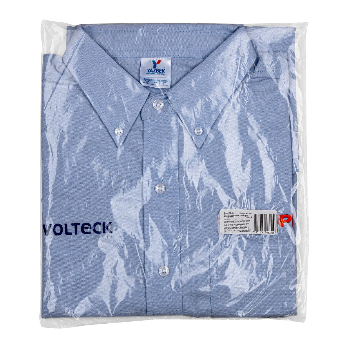 Camisa manga corta para hombre azul G TRUPER — foto oficial 2