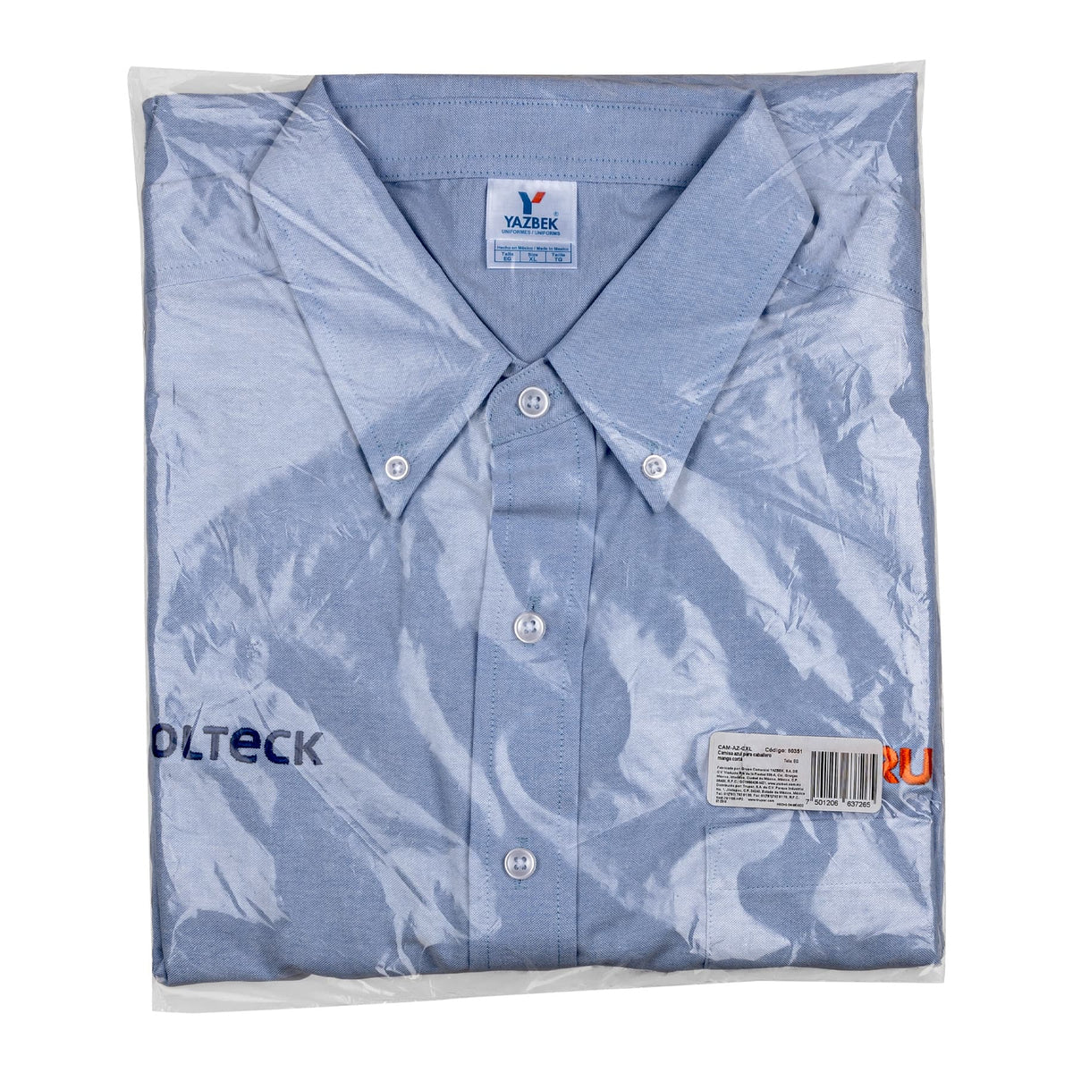 Camisa manga corta para hombre azul EG TRUPER — foto oficial 2