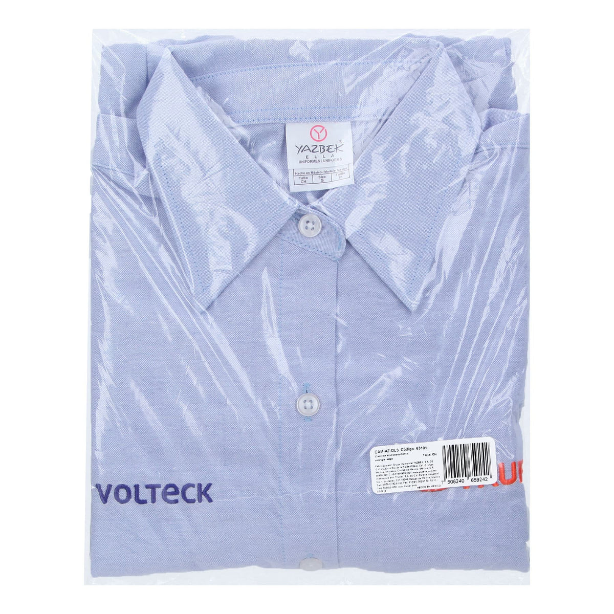 Camisa manga larga para mujer, azul, CH, TRUPER — foto oficial 2
