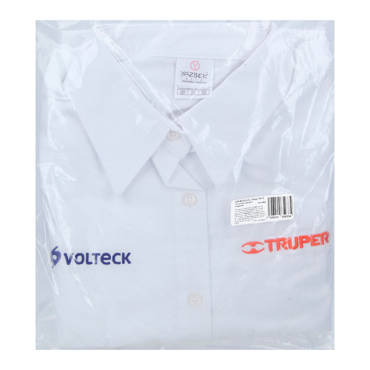 Camisa manga larga para mujer, blanca, EEG, TRUPER — foto oficial 2