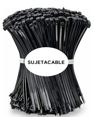 PAQ SUJETA CABLE DE 11.0" X 4.8MM NEGRO (100 PZAS) (ITSA)