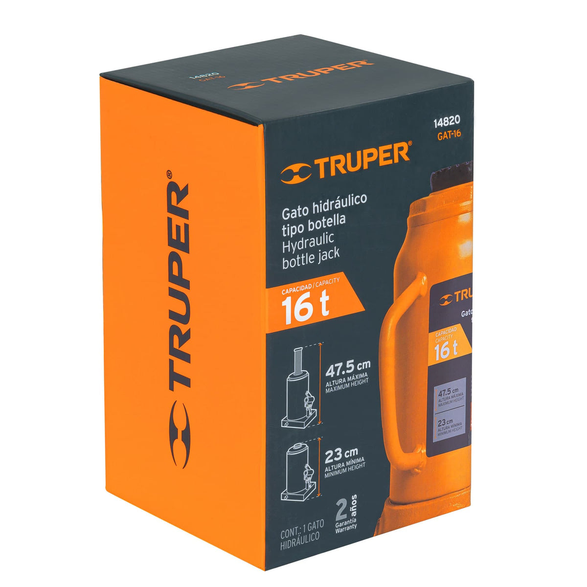 Caja de empaque de repuesto para GAT-16, TRUPER — foto oficial 1