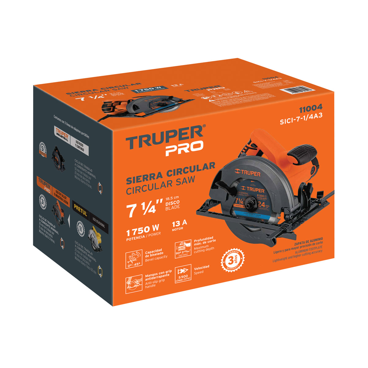 Caja de empaque de repuesto para SICI-7-1/4A3, TRUPER — foto oficial 1
