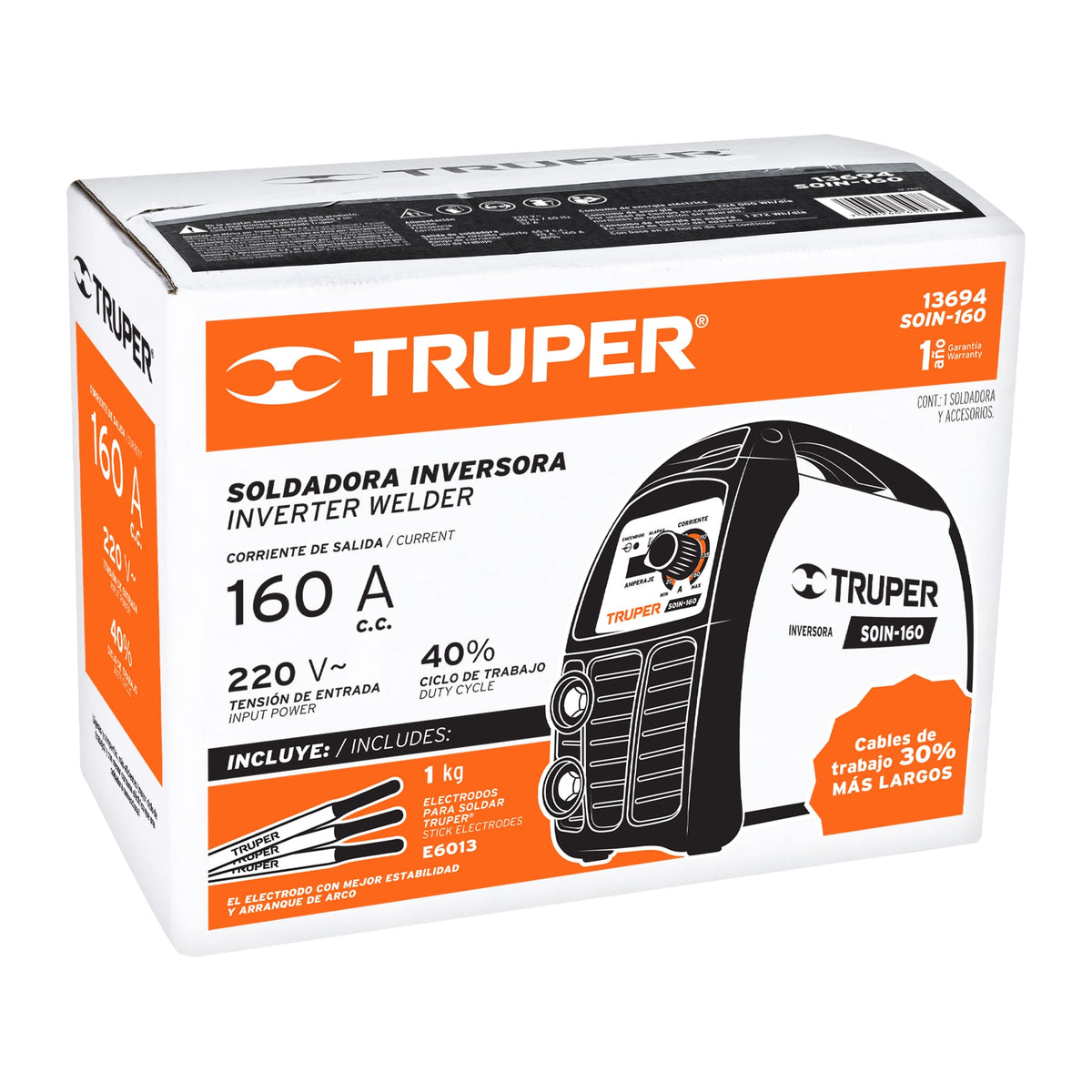 Caja de empaque de repuesto para SOIN-160, TRUPER — foto oficial 1