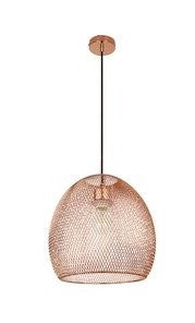 LUMINARIA SUSPENDIDO COBRE 100-240V E27