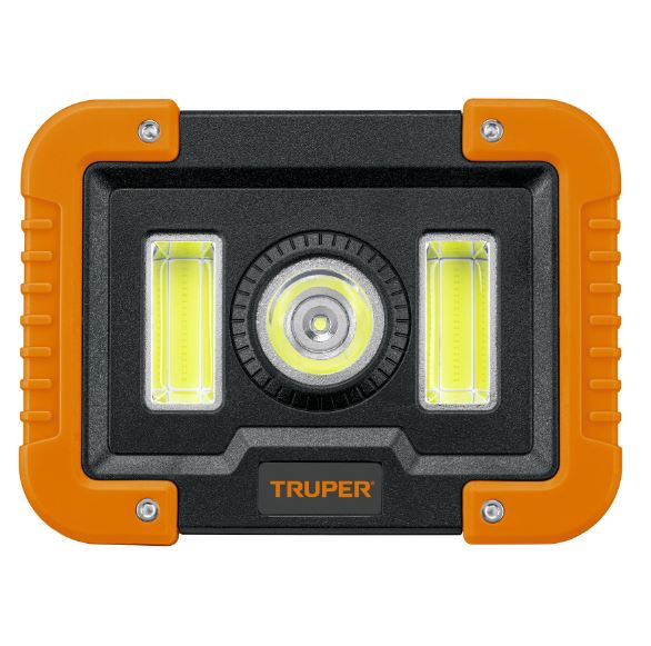 LÁMPARA DE TRABAJO RECARGABLE LEDS LATERAL Y CENTRAL LAT-1300