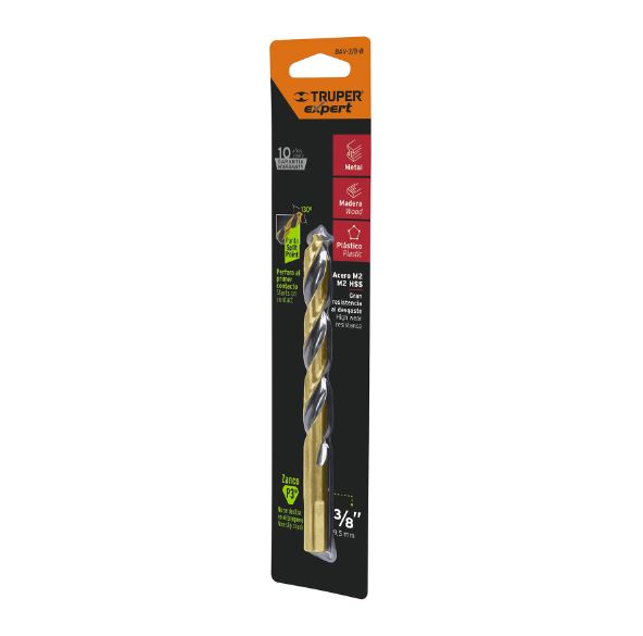 BROCA DE ALTA VELOCIDAD 3/8" EN BLISTER BAV-3/8-B