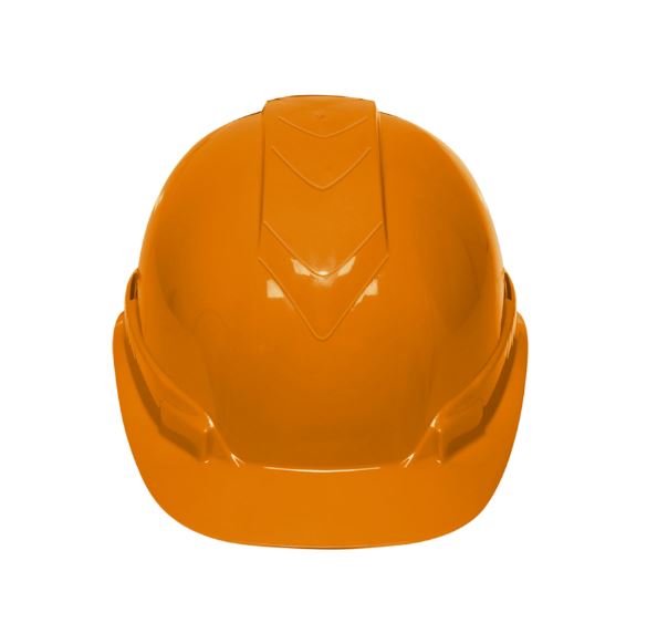 CASCO DE SEGURIDAD AJUSTE MATRACA NARANJA CAS-N