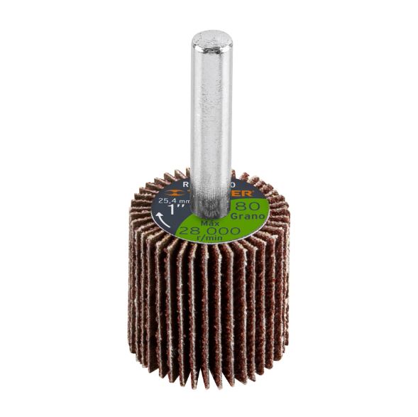 RUEDA FLAP DE 1" GRANO 80 RUFLA-180