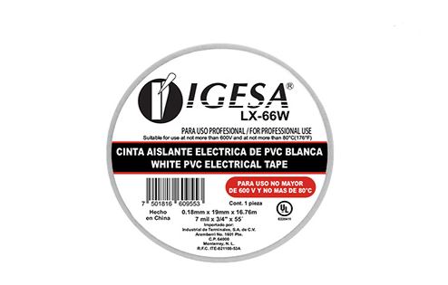 CINTA AISLANTE COLOR BLANCO
