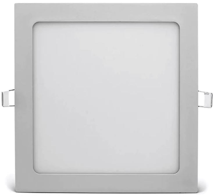 PANEL LED SLIM EMPOTRADO CUADRADO 18W LUZ CALIDA