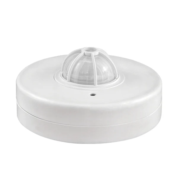 SENSOR DE MOVIMIENTO PARA TECHO 800W 360° IP44 ICON SENMOV800WTECBL CON TIEMPO DE RETARDO Y SENSIBILIDAD AJUSTABLE