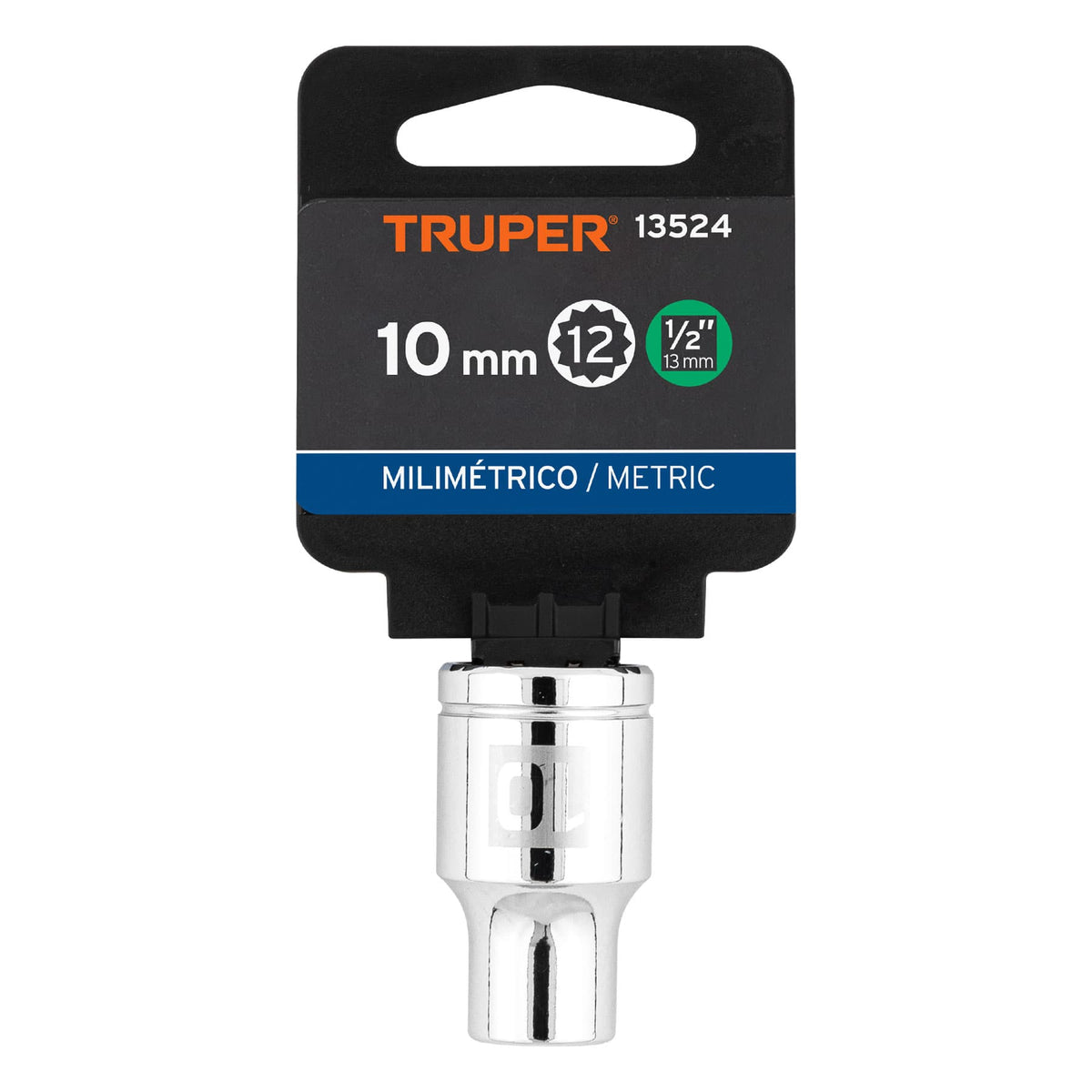Dado de 10 mm 12 puntas cuadro 1/2' TRUPER — foto oficial 2