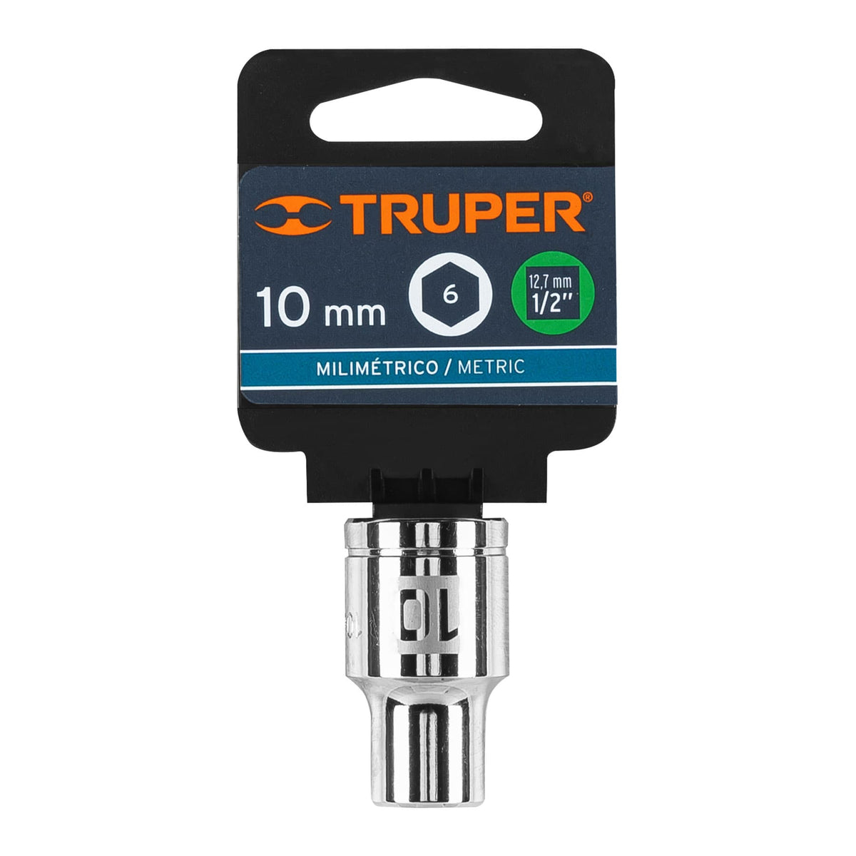 Dado de 10 mm 6 puntas cuadro 1/2' TRUPER — foto oficial 2