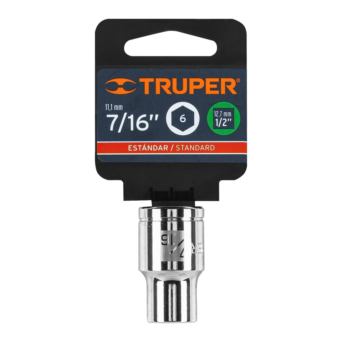 Dado de 7/16' 6 puntas cuadro 1/2' TRUPER — foto oficial 2