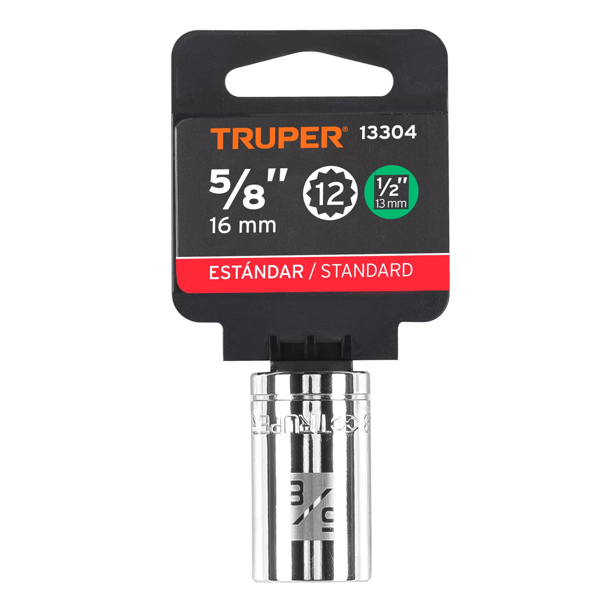 Dado de 5/8' 12 puntas cuadro 1/2' TRUPER — foto oficial 2