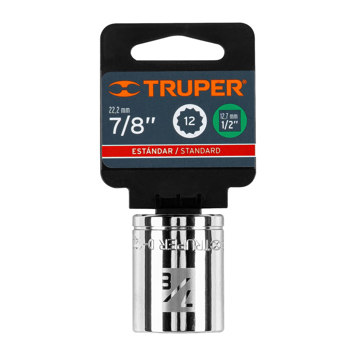 Dado de 7/8' 12 puntas cuadro 1/2' TRUPER — foto oficial 2