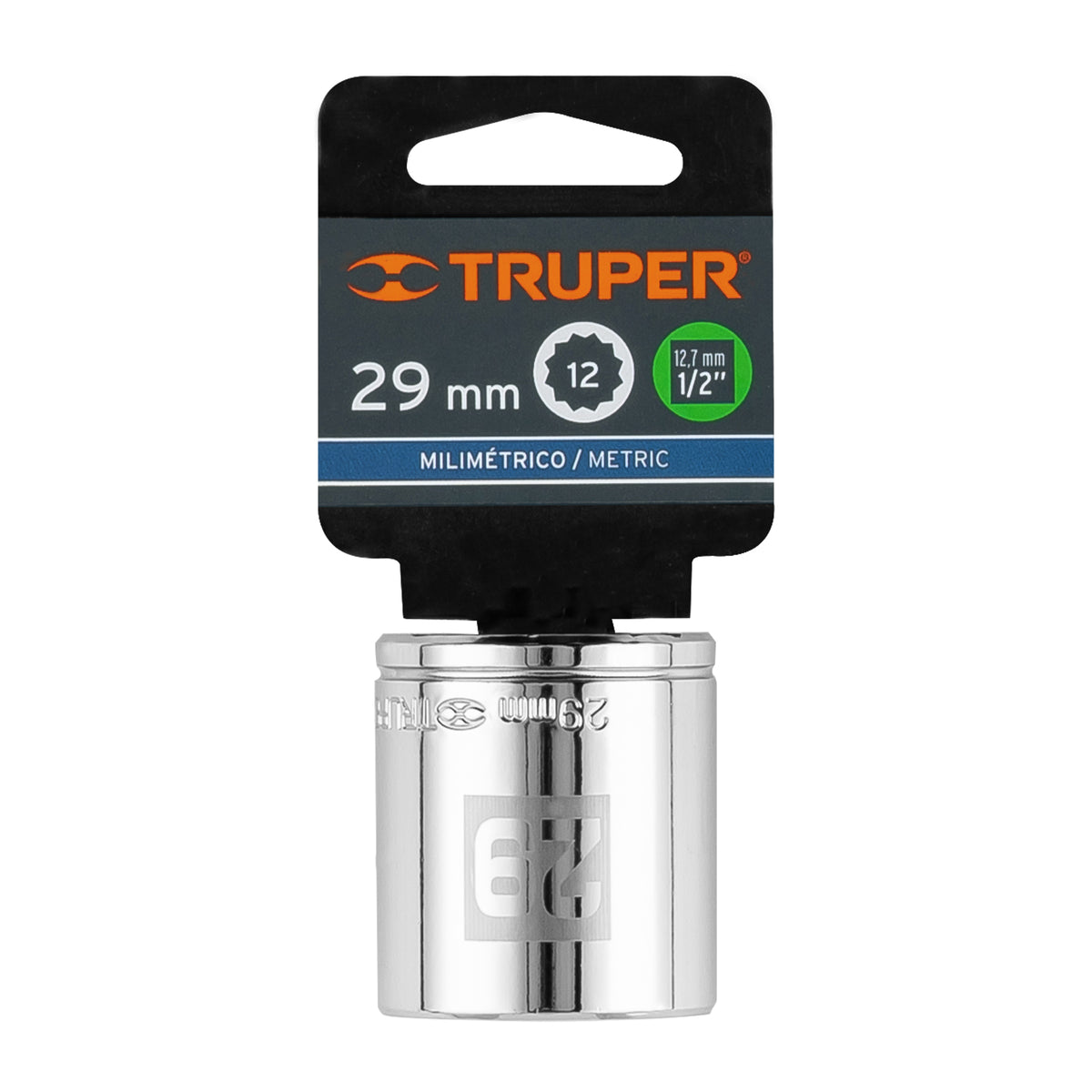 Dado de 29 mm 12 puntas cuadro 1/2' TRUPER — foto oficial 2